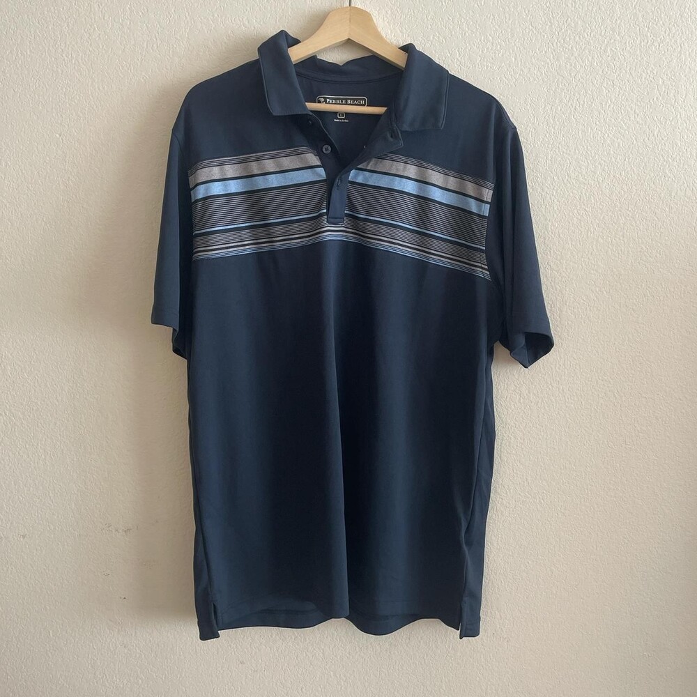 Navy And Grey Pebble Beach